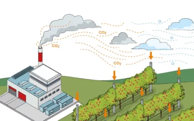 Carbonatación y absorción de CO2 en los postes HP